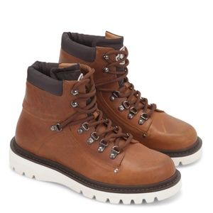 Brand New Never Worn Moncler Men's Brown Boots